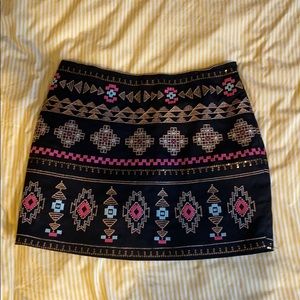 Patterned skirt